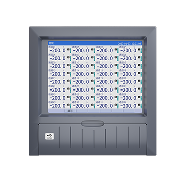 太阳集团tyc4633MIK-R8000D 1-40路 10.4英寸 彩屏 无纸记录仪 USB